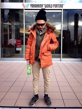 みなとみらいosamuさん（メンズ・163cm）の冬コーディネート