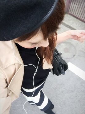 「N.（N. Natural Beauty Basic）（エヌエヌナチュラルビューティーベーシック）のアイテム（トレンチコート）」を使った、^_^さん（レディース・170cm）の秋コーディネート