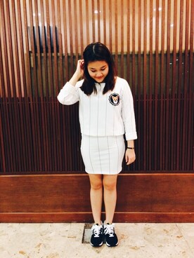 「stripes」｜「アイテム（アナログ腕時計）」を使った、Veron Tan💋さん（レディース・152cm）の秋コーディネート