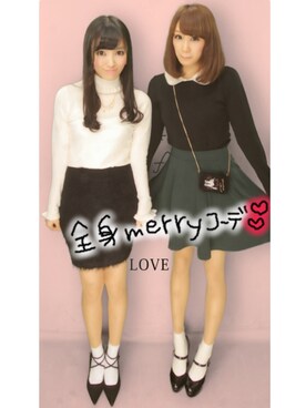 「merry jenny（メリージェニー）のアイテム（雑貨/ホビー）」を使った、Misakiさん（レディース・162cm）の秋コーディネート