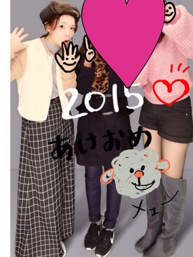 くぼりなさん（レディース・157cm）の冬コーディネート