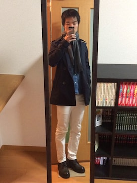 「JOURNAL STANDARD（ジャーナルスタンダード）のアイテム（トレンチコート）」を使った、Hirokiさん（メンズ・170cm）の秋コーディネート