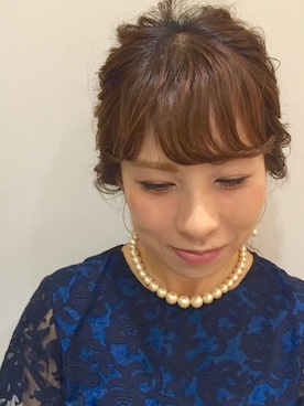 「ヘア」｜「アイテム（アクセサリー）」を使った、Mamiさん（レディース・158cm）の秋コーディネート