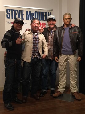 「アイテム（ミリタリージャケット、ブラウン系）」を使った、Benny Sekiさん（メンズ・163cm）の冬コーディネート