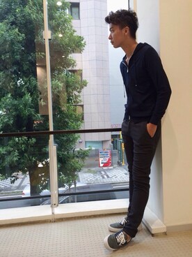 「ラフスタイル」｜「アイテム（その他アウター）」を使った、gotohidekiさん（メンズ・183cm）の夏コーディネート