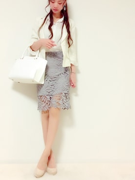 「coca（ANDEX shoes product）（コカ）のアイテム（トップス）」を使った、ひめさん（レディース・165cm）の春コーディネート