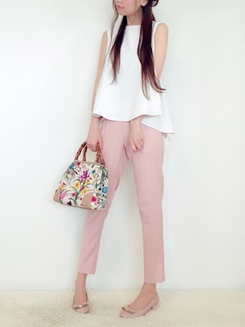 「coca（ANDEX shoes product）（コカ）のアイテム（トップス）」を使った、ひめさん（レディース・165cm）の夏コーディネート