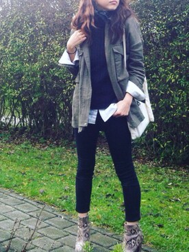 AZUさん（レディース・161cm）の冬コーディネート