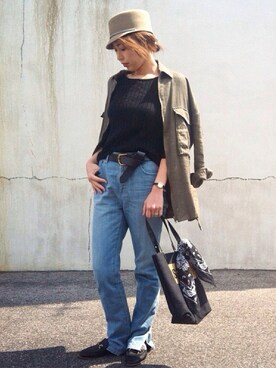 AZUさん(レディース・161cm)の春コーディネート