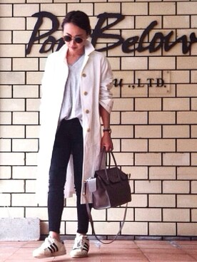 「DEL CONTE（デル コンテ）のアイテム」を使った、AZUさん（レディース・161cm）の春コーディネート