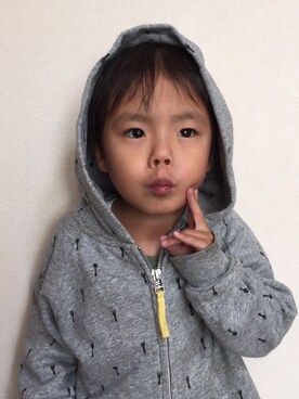 「URBAN RESEARCH DOORS KIDS（アーバン リサーチ ドアーズ キッズ　）のアイテム（ジャケット/アウター、グレー系）」を使った、junjunさん（キッズ）の秋コーディネート