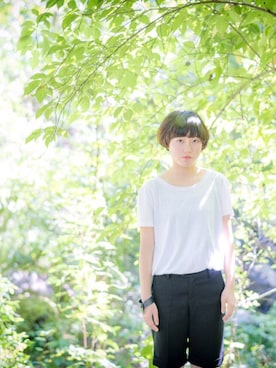 「アイテム（バングル/リストバンド）」を使った、つむじさん（レディース・149cm・10代）の秋コーディネート