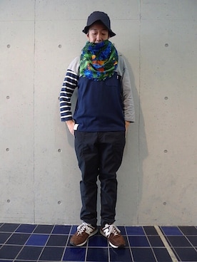 「New Balance」｜「アイテム（その他）」を使った、TORIさん（メンズ・168cm）の冬コーディネート