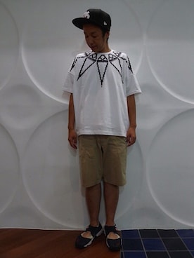 「WHIZLIMITED（ウィズリミテッド）のアイテム」を使った、TORIさん（メンズ・168cm）の夏コーディネート