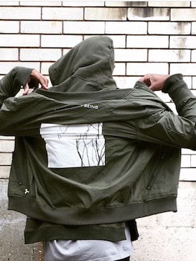 「フード」｜《YUNOSUKE》さん（メンズ・171cm）の冬コーディネート