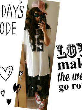 「GILFY（ギルフィー）のアイテム」を使った、umakoさん（レディース・163cm）の春コーディネート