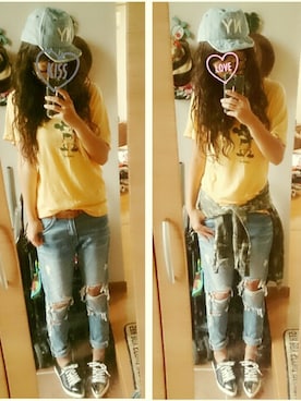 「NETSTAR（ネットスター）のアイテム（シューズ）」を使った、umakoさん（レディース・163cm）の夏コーディネート