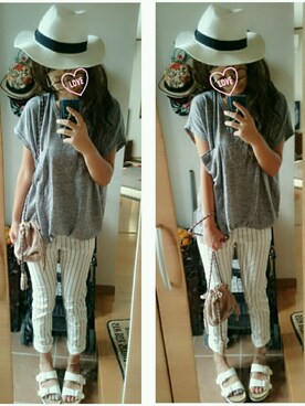 umakoさん（レディース・163cm）の夏コーディネート