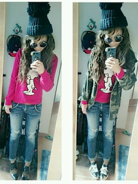 「NETSTAR（ネットスター）のアイテム（シューズ）」を使った、umakoさん（レディース・163cm）の秋コーディネート