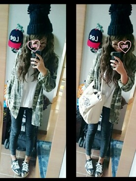 「NETSTAR（ネットスター）のアイテム（シューズ）」を使った、umakoさん（レディース・163cm）の秋コーディネート