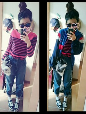 「NETSTAR（ネットスター）のアイテム（シューズ）」を使った、umakoさん（レディース・163cm）の冬コーディネート