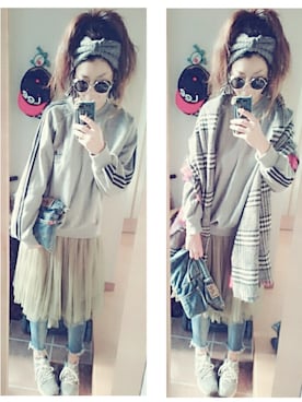 umakoさん（レディース・163cm）の冬コーディネート