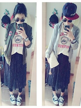 umakoさん（レディース・163cm）の春コーディネート