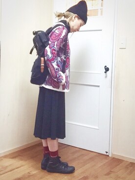 ソックス 靴下を使った ガウチョパンツ のレディース人気ファッションコーディネート ユーザー Wearista Wear