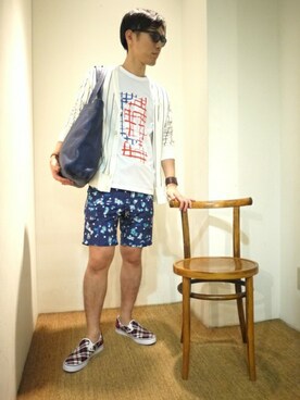 「Jas M.B.（ジャスエムビー）のアイテム」を使った、伊藤さん（メンズ・170cm）の春コーディネート