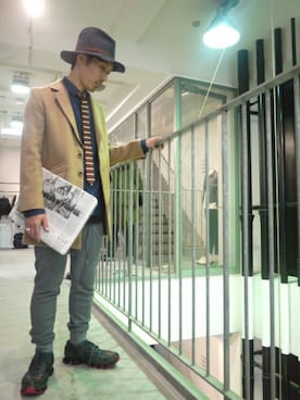 「DISCOVERED（ディスカバード）のアイテム（ジャケット/アウター）」を使った、伊藤さん（メンズ・170cm）の秋コーディネート