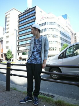 「MID by MIDWEST（ミッド バイ ミッドウエスト）のアイテム」を使った、伊藤さん（メンズ・170cm）の秋コーディネート