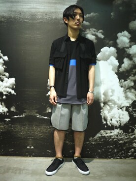 「Joshua SANDERS（ジョシュアサンダース）のアイテム」を使った、伊藤さん（メンズ・170cm）の春コーディネート