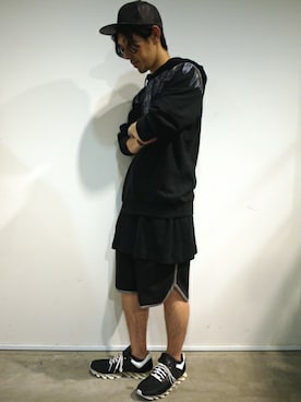 「MID by MIDWEST（ミッド バイ ミッドウエスト）のアイテム」を使った、伊藤さん（メンズ・170cm）の夏コーディネート