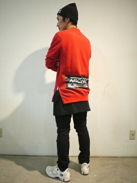 「MID by MIDWEST（ミッド バイ ミッドウエスト）のアイテム」を使った、伊藤さん（メンズ・170cm）の夏コーディネート