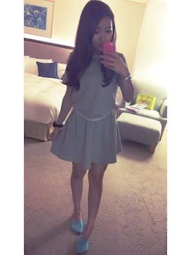 「おめかしコーデ」｜Mさん（レディース・160cm）の春コーディネート