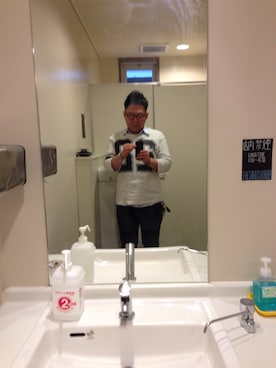 「BLINK（ブリンク）のアイテム」を使った、John Lemonさん（メンズ・165cm）の春コーディネート