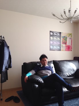 「Flaph（フラフ）のアイテム」を使った、John Lemonさん（メンズ・165cm）の冬コーディネート