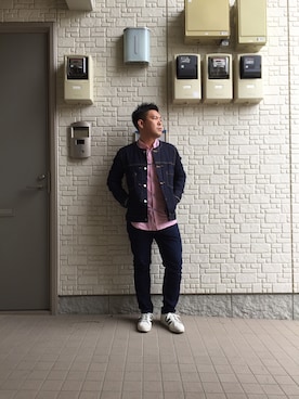 「WEAR群馬会」｜「アイテム（ジャケット/アウター）」を使った、John Lemonさん（メンズ・165cm）の秋コーディネート