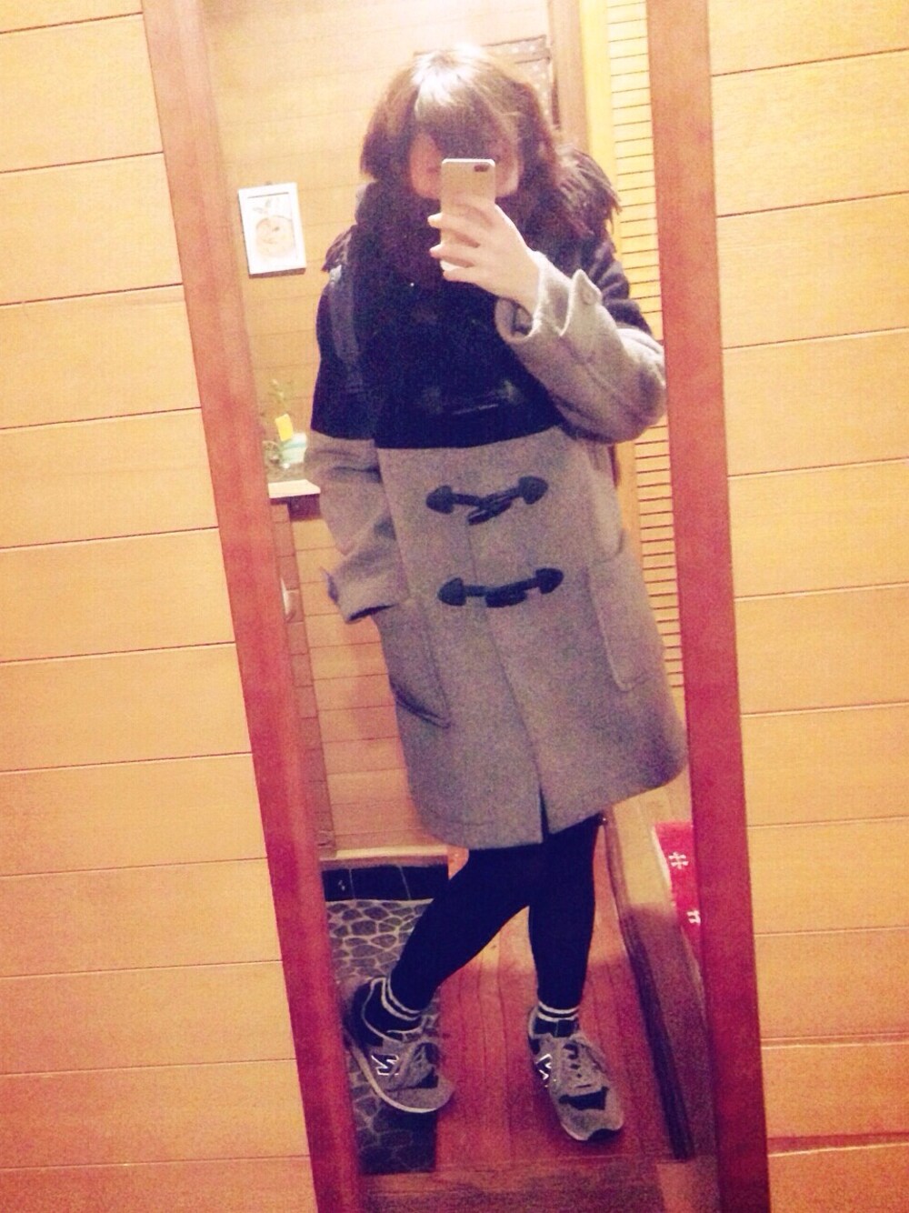 my panda マイパンダ ダッフルコート。 W939◇my panda ダッフルコート