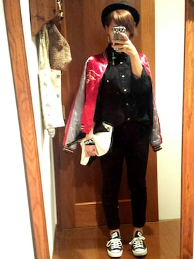 「RED KAP（レッドキャップ）のアイテム」を使った、ぴろちゃんさん（レディース・164cm）の冬コーディネート