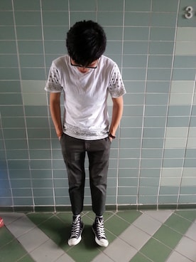「converse skateboarding」｜jasonwong112さん（メンズ・180cm）の夏コーディネート