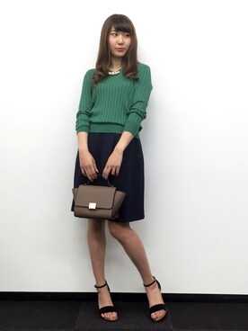 「N.（N. Natural Beauty Basic）（エヌエヌナチュラルビューティーベーシック）のアイテム（アクセサリー）」を使った、KANAさん（レディース・163cm）の冬コーディネート