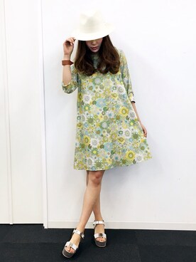 「N.（N. Natural Beauty Basic）（エヌエヌナチュラルビューティーベーシック）のアイテム（ワンピース/ドレス）」を使った、KANAさん（レディース・163cm）の冬コーディネート