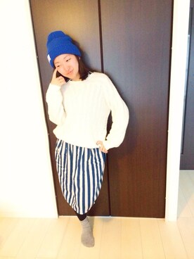 「NOMBRE IMPAIR（ノンブルアンペール）のアイテム（ワンピース/ドレス）」を使った、Mai Gotoさん（レディース・151cm）の冬コーディネート