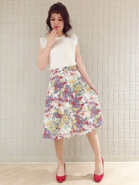 「MINIMUM（ミニマム）のアイテム（スカート）」を使った、minimum_staffさん（レディース・164cm）の春コーディネート