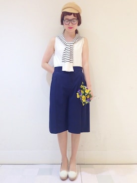 「MINIMUM（ミニマム）のアイテム（パンツ）」を使った、minimum_staffさん（レディース・164cm）の春コーディネート