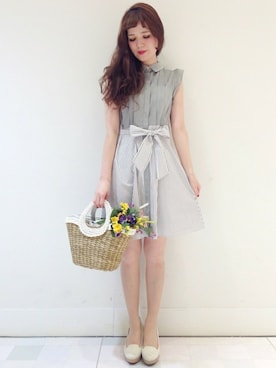 「MINIMUM（ミニマム）のアイテム（ワンピース/ドレス）」を使った、minimum_staffさん（レディース・164cm）の春コーディネート