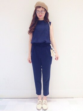 「MINIMUM（ミニマム）のアイテム（パンツ）」を使った、minimum_staffさん（レディース・164cm）の夏コーディネート