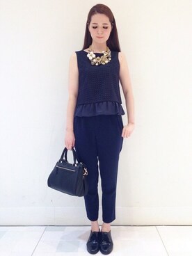 「MINIMUM（ミニマム）のアイテム（パンツ）」を使った、minimum_staffさん（レディース・164cm）の夏コーディネート