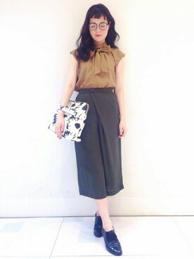 「ボウタイ」｜minimum_staffさん（レディース・164cm）の夏コーディネート